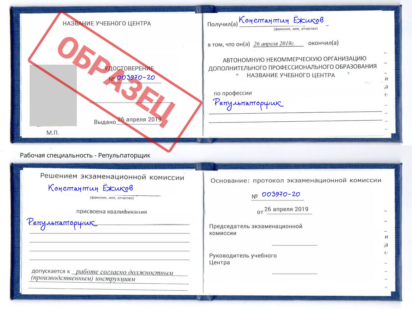 Репульпаторщик Кинель